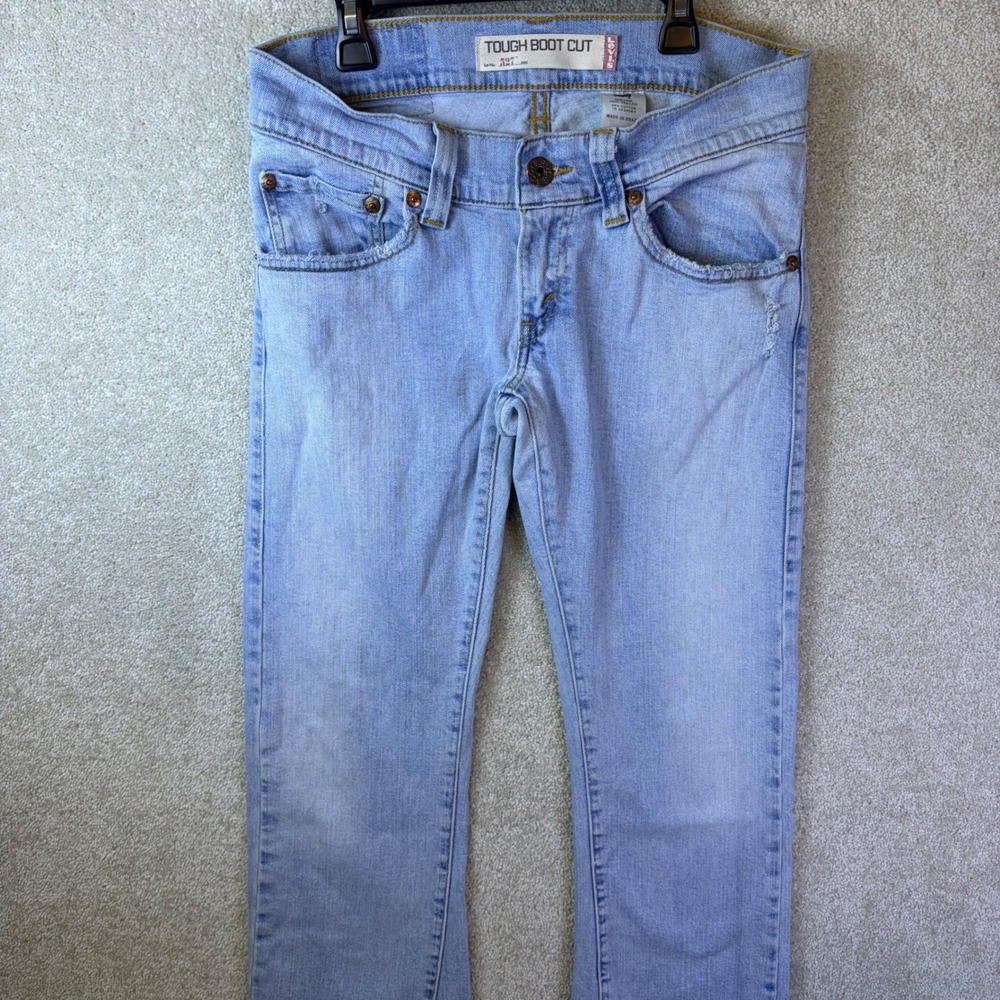 Vintage Levi's Tough Bootcut Jeans Women 7M (Fits 31x31) Blue 527 Low Rise Denim
